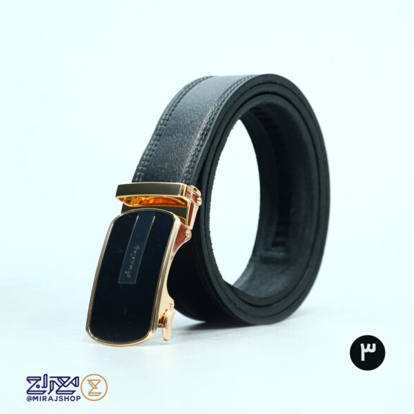 کمربند ریلی چرم طبیعی فرناد