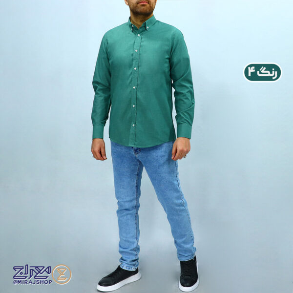 پیراهن مردانه تترون ملانژ