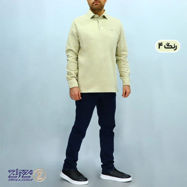 بلوز پنبه سلانیک یقه دار مچ پیراهنی سری دوم