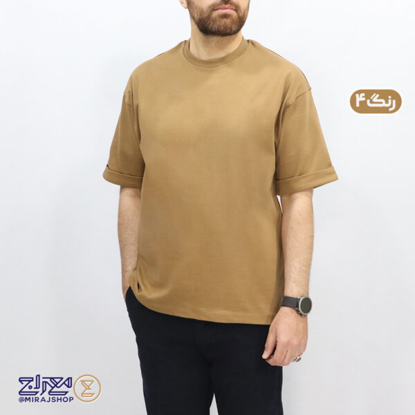 تیشرت باکسی مردانه پنبه ماکان