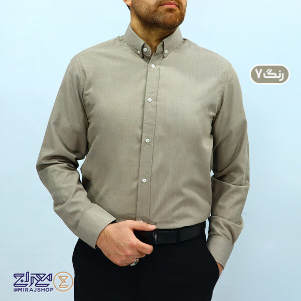 پیراهن مردانه تترون ملانژ