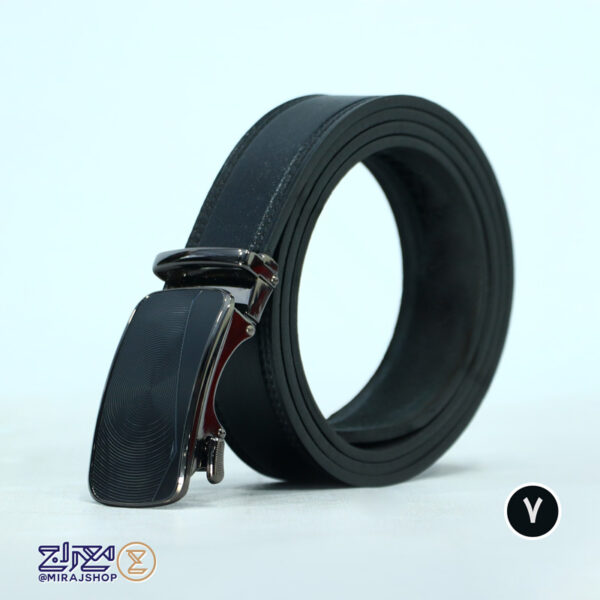 کمربند ریلی چرم طبیعی فرزاد
