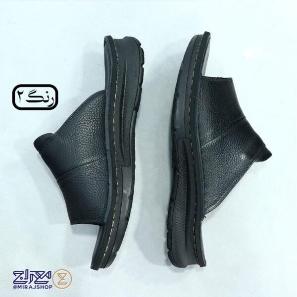 صندل مردانه جلو باز فوق طبی چرم طبیعی تبریز - Image 19