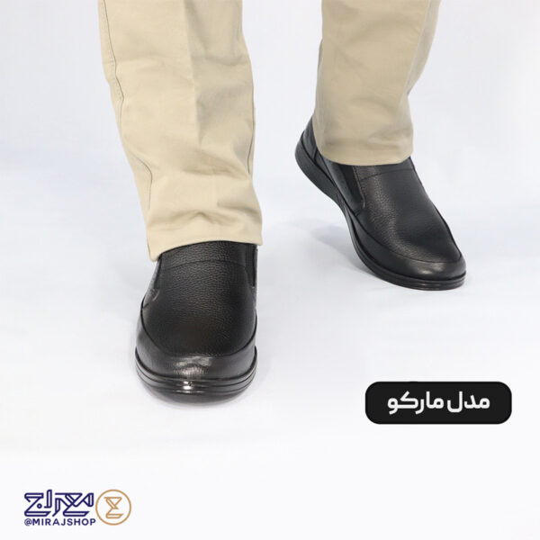 کفش مردانه چرم طبیعی طبی