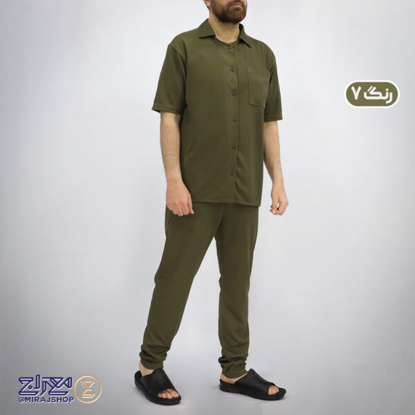 ست خانگی مردانه پیراهن شلواری مراکشی