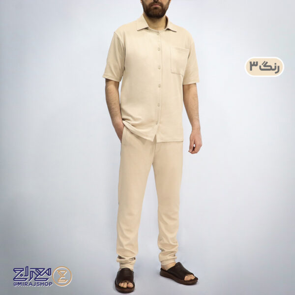 ست خانگی مردانه پیراهن شلواری مراکشی