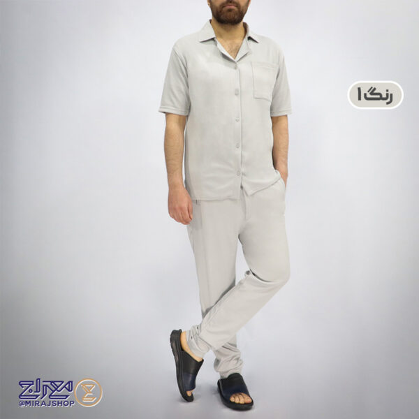 ست خانگی مردانه پیراهن شلواری مراکشی