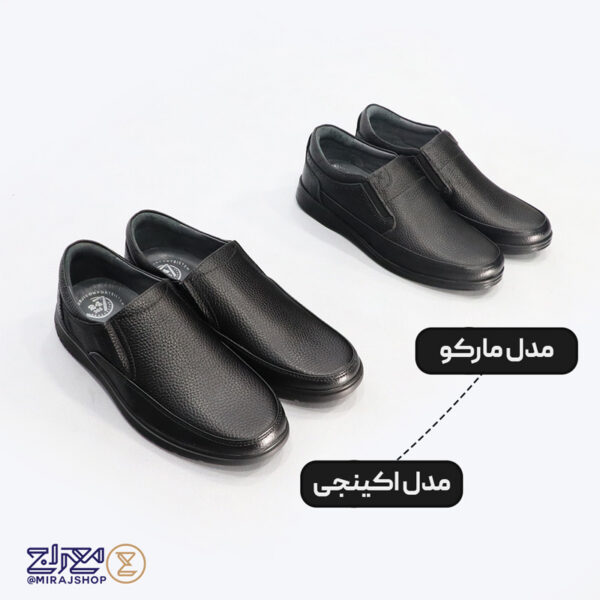 کفش مردانه چرم طبیعی طبی