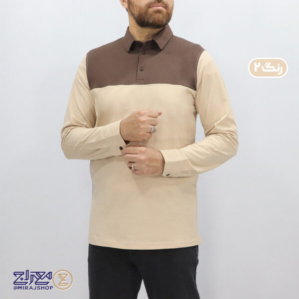بلوز مردانه پنبه ای دو تیکه