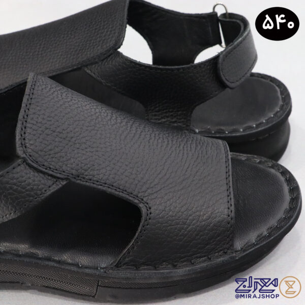 صندل رکابدار مردانه چرم طبیعی فوق طبی