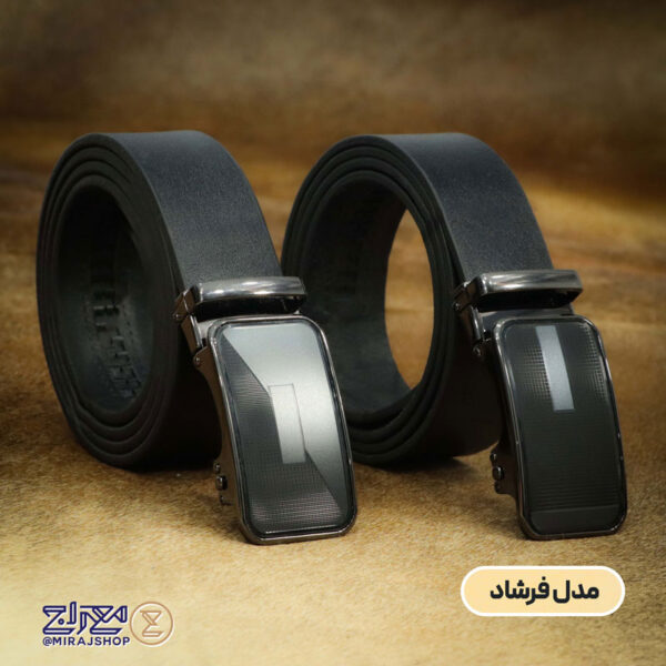 کمربند مردانه چرم طبیعی ریلی مدل فرشاد