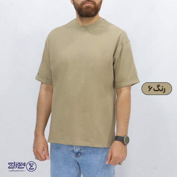 تیشرت باکسی مردانه پنبه ماکان