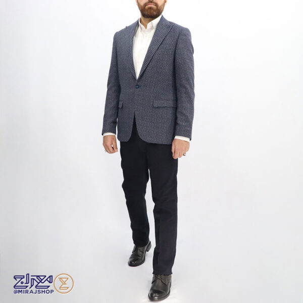 کت تک مردانه پارچه ترک کنفی بافت