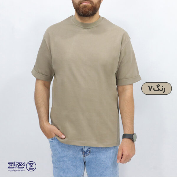 تیشرت باکسی مردانه پنبه ماکان