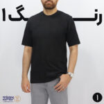 تیشرت مردانه پنبه ای یقه گرد