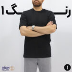 تیشرت مردانه پنبه ای یقه گرد