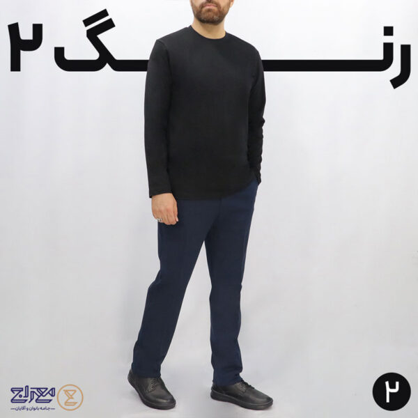 تیشرت مردانه پنبه ای یقه گرد