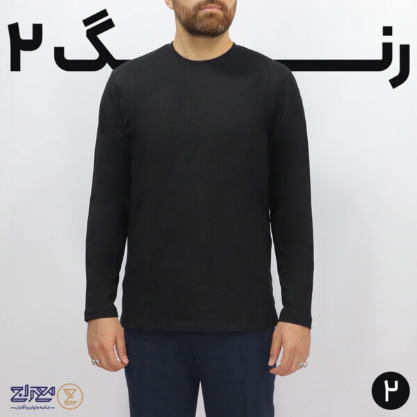تیشرت مردانه پنبه ای یقه گرد