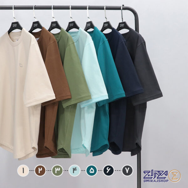 تیشرت مردانه لانگ پنبه ماراتن چاپی