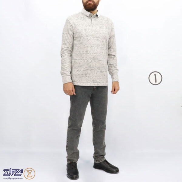 بلوز مردانه پنبه جودون چاپی