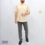 پیراهن مردانه پنبه آستین کوتاه