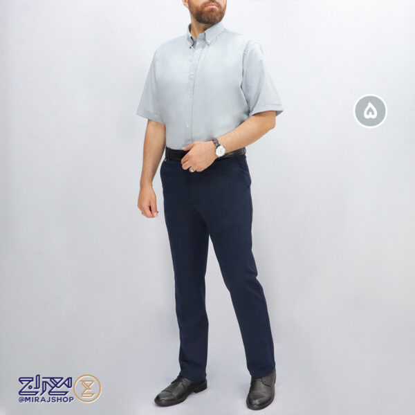 پیراهن مردانه پنبه آستین کوتاه