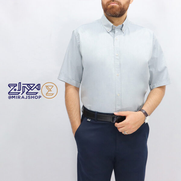 پیراهن مردانه پنبه آستین کوتاه