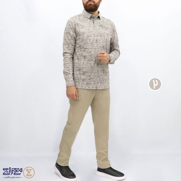 بلوز مردانه پنبه جودون چاپی