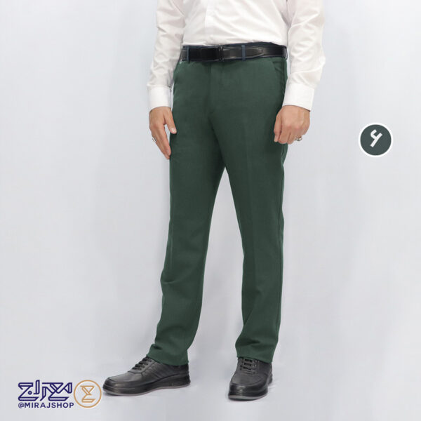 شلوار مردانه گاباردین دوطرف کش رنگ بندی - Image 11
