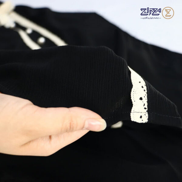 شومیز کریشه‌ مشکی - Image 5