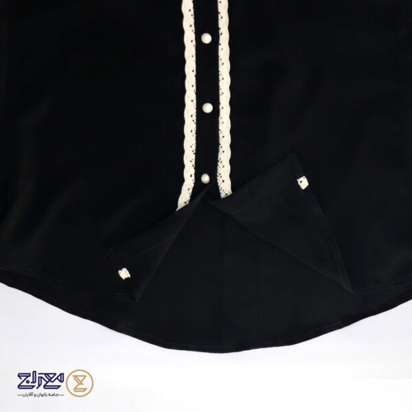 شومیز کریشه‌ مشکی - Image 4