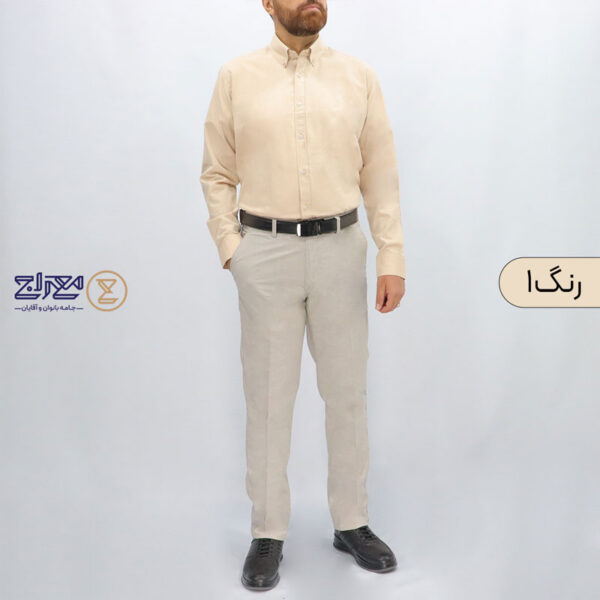پیراهن مردانه پنبه آستین بلند