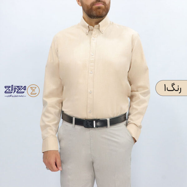 پیراهن مردانه پنبه آستین بلند
