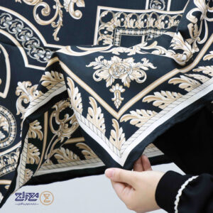 روسری ابریشم توییل طرح دار