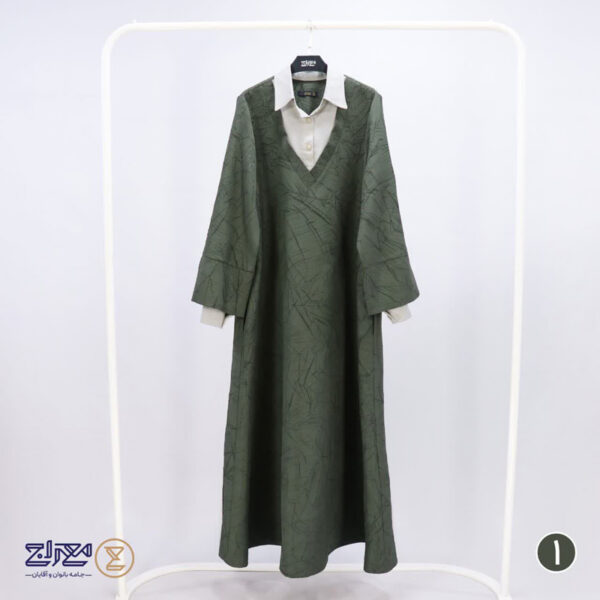 مانتو عبایی ژاکارد